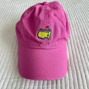 Masters Golf Tournament Magnolia Lane Pink Adjustable Hat Cap Cotton